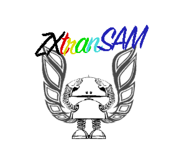 SAM screenshot: robot illustration